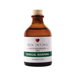 Aceite para Masajes Love Sensual Warming x 60 ml by Sen Íntimo