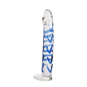 Dildo De Vidrio Classi Blue