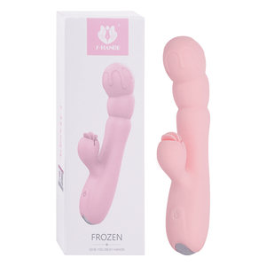 Vibrador Doble Estimulación Frozen Rose