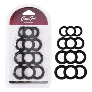 Anillos Para el Pene Silicone Ring Negras