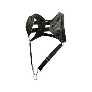 Dngeon Croptop Cockring  Harness By Mob