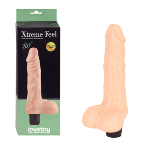 Dildo Vibrator 8'' Xtreme Feel Cyberskin