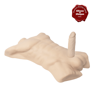 Premiun Silicone Realistic Male Torso de Dildo Intercambiable