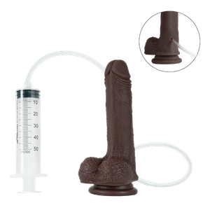 Dildo Uriel Chocolate Nude Eyaculador